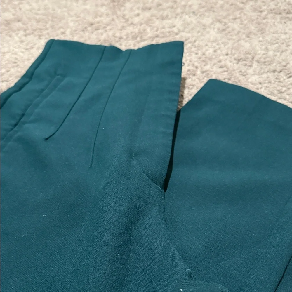 Zara Forest Green High Waisted Pants - Picture 6 of 6